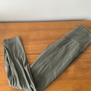 Lululemon Align High Rise 25 (color: sage)